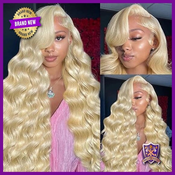 30 Inch Human Hair Lace Front Wig 250% Density Body Wave Pre Plucked main image 6